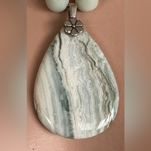 22-1/2 inch Beautiful Amazonite bead necklace NWOT - Picture 14 of 15